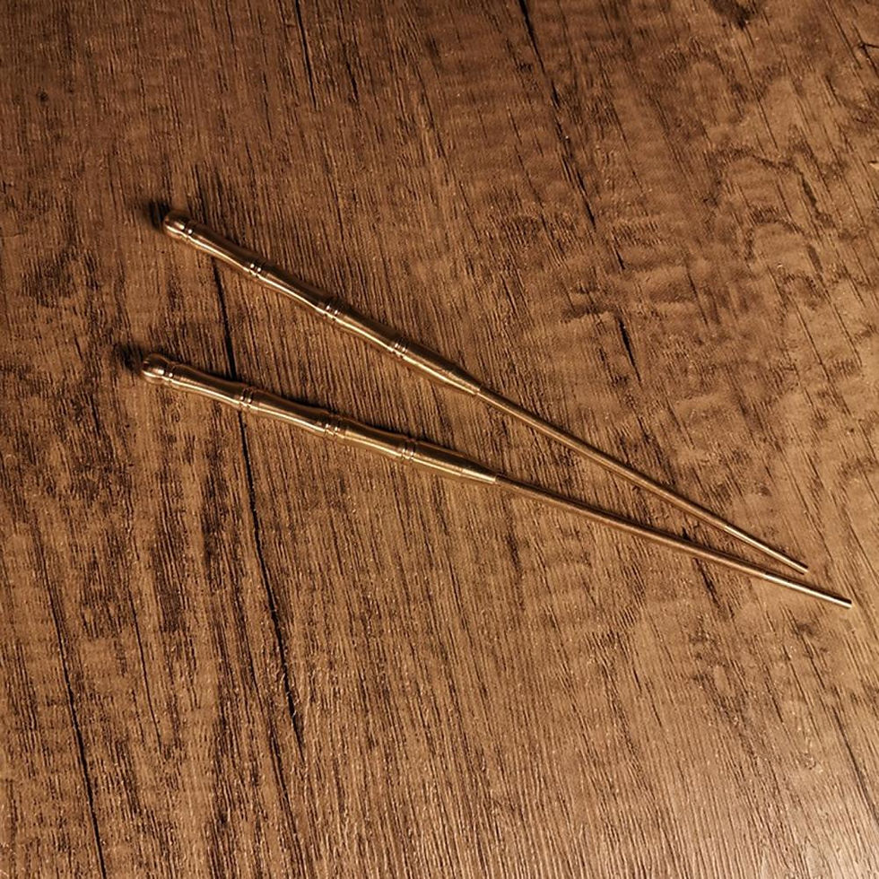 Thumbnail: Antique Incense Seal Tool Copper Retro Vintage Sandalwood Scoop Incense Bottle I