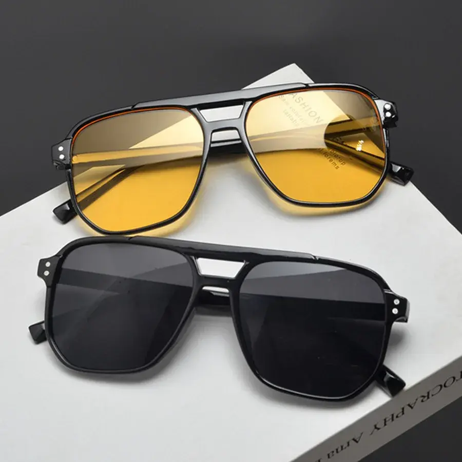 Thumbnail: Vintage Men Women Brand Designer Sunglasses Men Square Shades Eyewear Male Femal