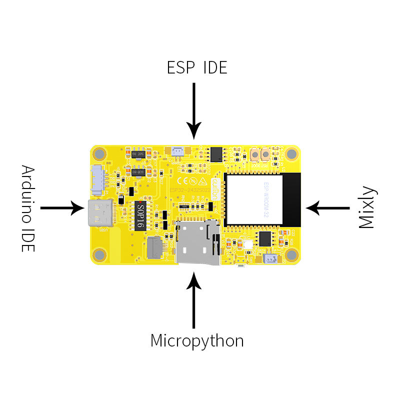 Thumbnail: ESP32 Arduino LVGL WIFI&Bluetooth Development Board   2.2" 240*320  Smart Displa