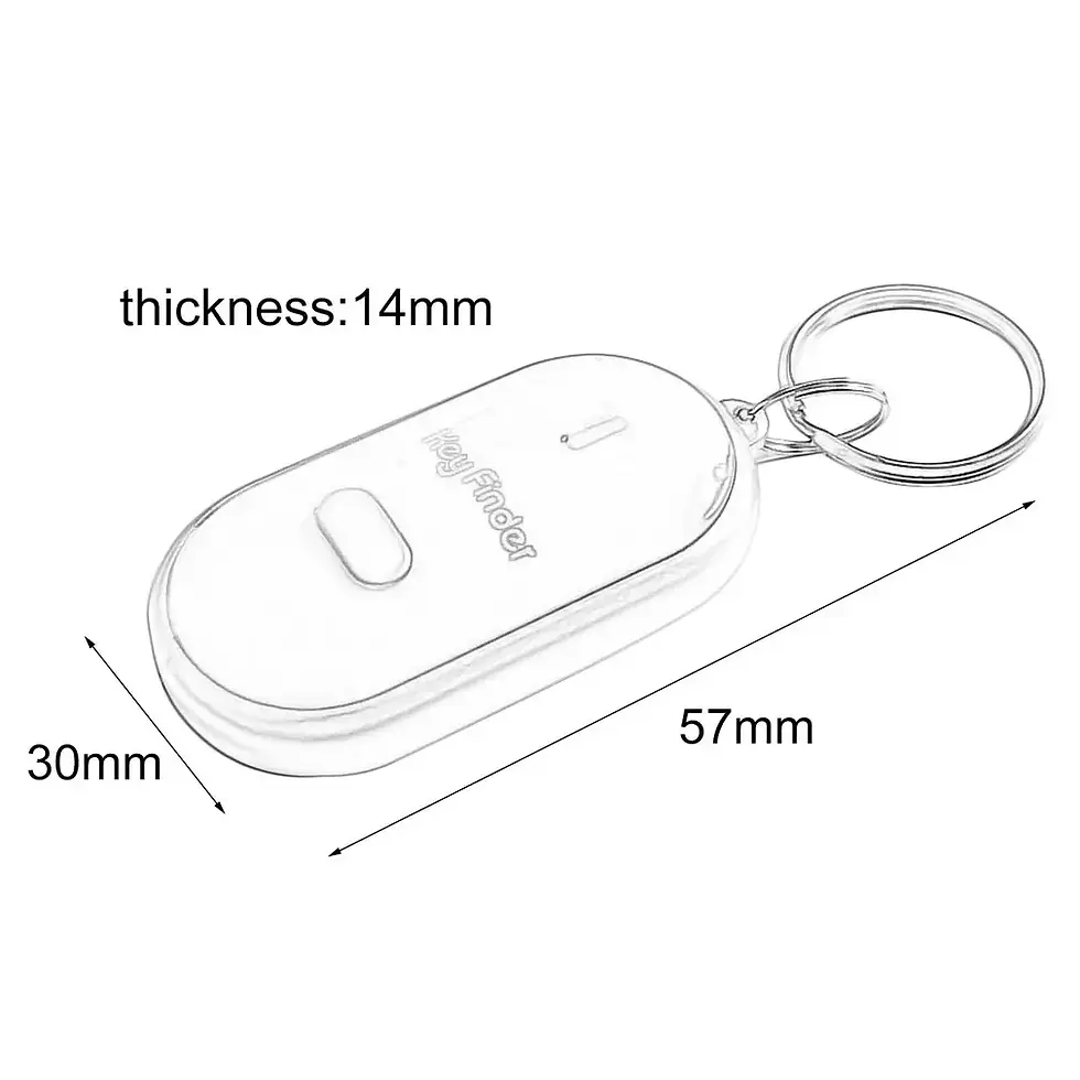 Thumbnail: Portable car key finder anti-lost key finder smart find locator keychain whistle