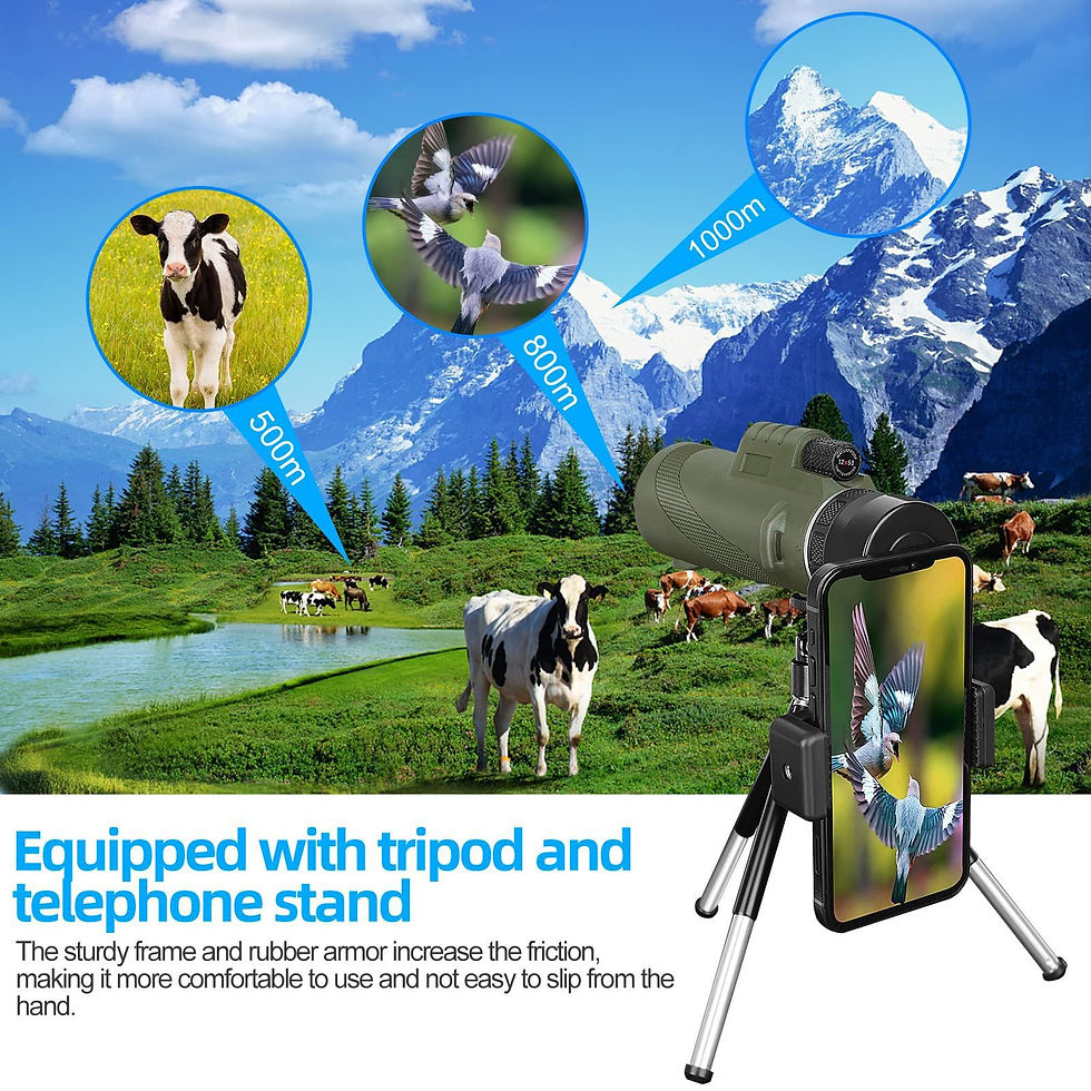 Thumbnail: High-power 80X100 Telescope Magnifying Glass Bird-watching Binocular Remote Zoom
