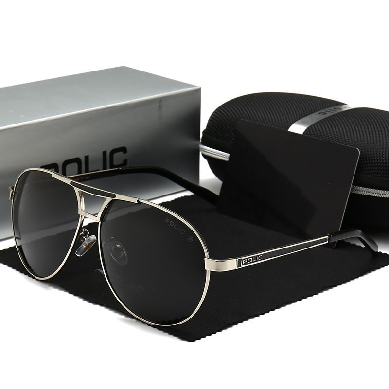 Thumbnail: Policer Sunglasses for Men Polarized Sun Glasses Travel Eyewears Classic Pilot G