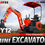Thumbnail: Fast delivery Mini Excavator 1 Ton Customize EPA EURO5 Engine Mini Crawler Excav