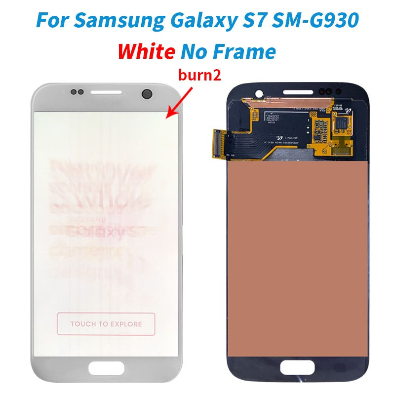 Thumbnail: 5.1'' Super AMOLED For Samsung Galaxy S7 G930 G930F LCD Display Touch Screen Dig