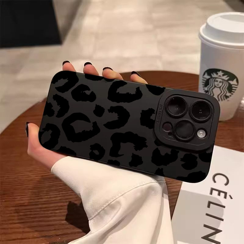 Thumbnail: Leopard Design Camera Lens Protective Phone Case for iPhone 16 Cases iPhone 15 1