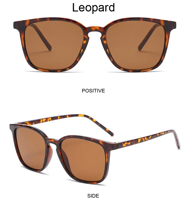 Thumbnail: 2024 Fashion Square Sunglasses Woman Retro Brand Designer Shades Sun Glasses Fem