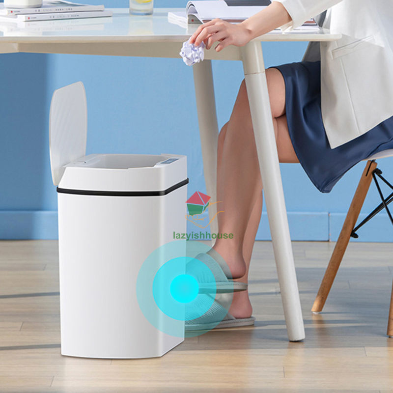 Thumbnail: Smart trash can for kitchen House Smart home Dustbin Wastebasket Bathroom automa
