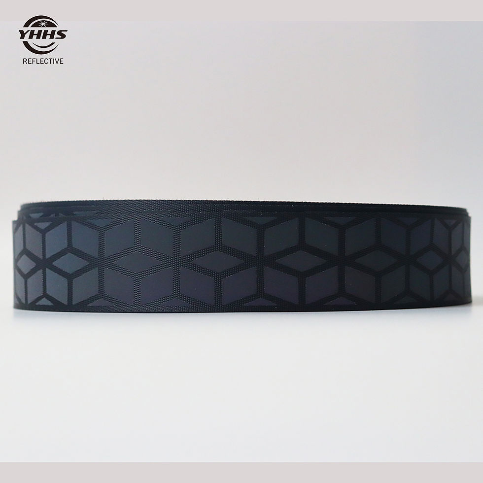 Thumbnail: Rainbow Reflective Webbing High Visibility Black Magic Gradient Garment Accessor