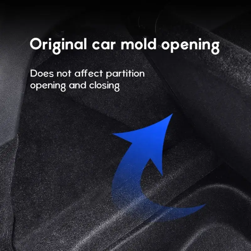 Thumbnail: Rear Trunk Cover For Tesla Model Y Side Storage Box Lids Organizer Baffle Flanne