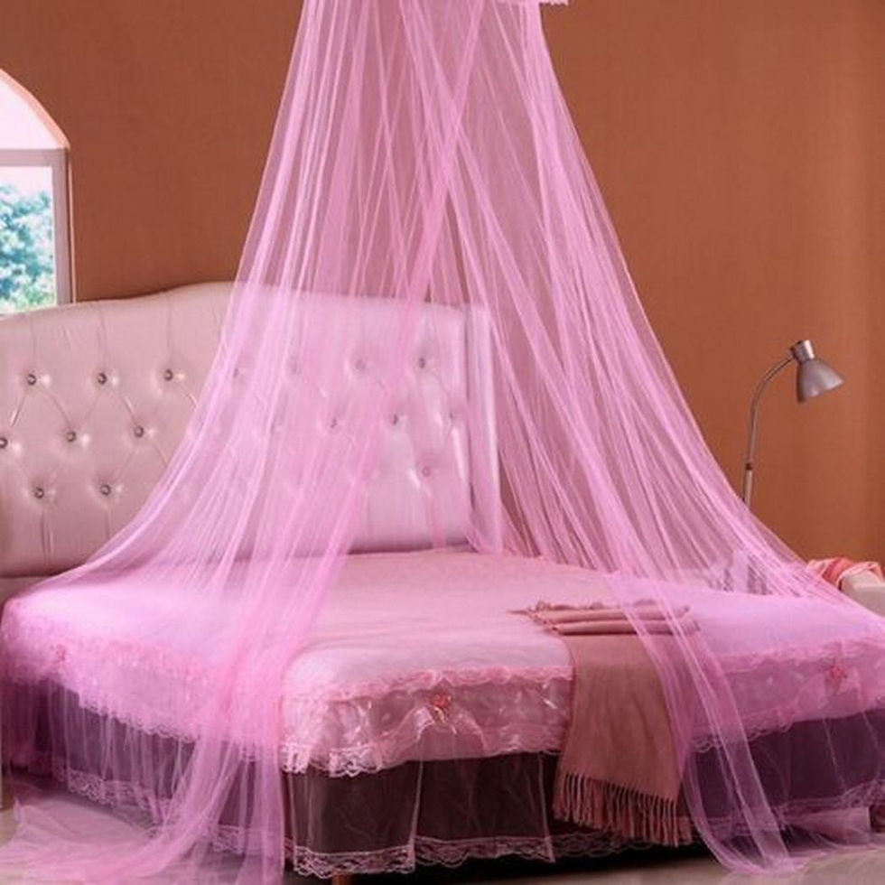 Thumbnail: Elegant Canopy Mosquito Net For Double Bed Mosquito Repellent Tent Insect Reject