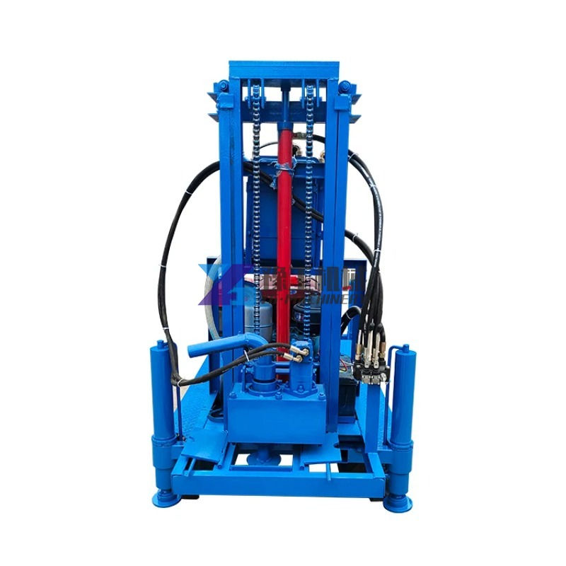 Thumbnail: Borehole Water Well Drill Rig Portable 150M Deep Water Well Drilling Machine Cra