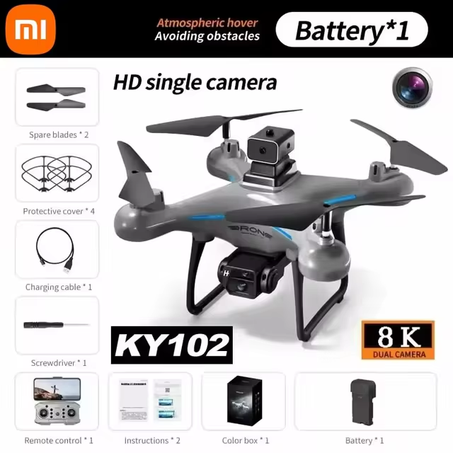 Thumbnail: Xiaomi KY102 Drone 8K Professional Dual Camera Brushless Quadcopter Obstacle Avo