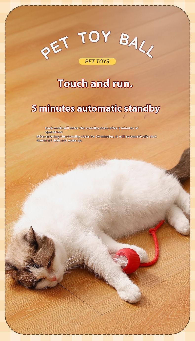 Thumbnail: Interactive Cat Toys Ball Auto Electric Rolling Ball Toys for Cats