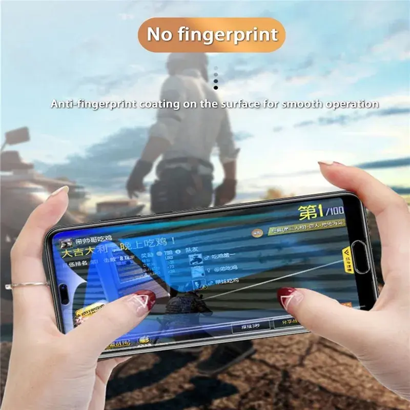 Thumbnail: 2Pcs Full Cover Protective Glass For Huawei P30 P40 P20 Lite Pro Tempered Screen