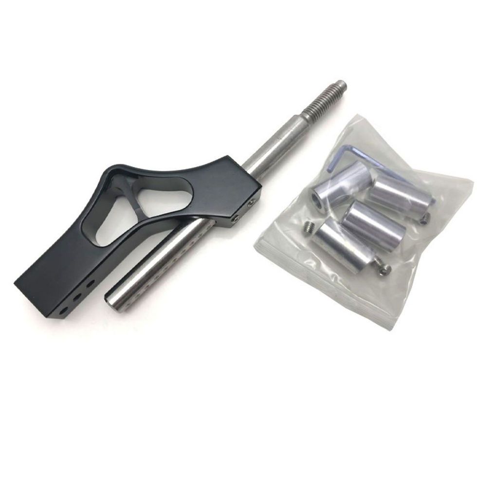 Thumbnail: Aluminum Adjustable Height Lever Car Gear Shift Knob Extender Shifter Extension 