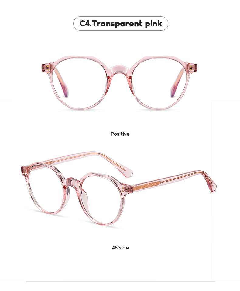 Thumbnail: 2022 Trending Blue Light Blocking Men's Retro Glasses TR90 Anti Radiation Eyegla