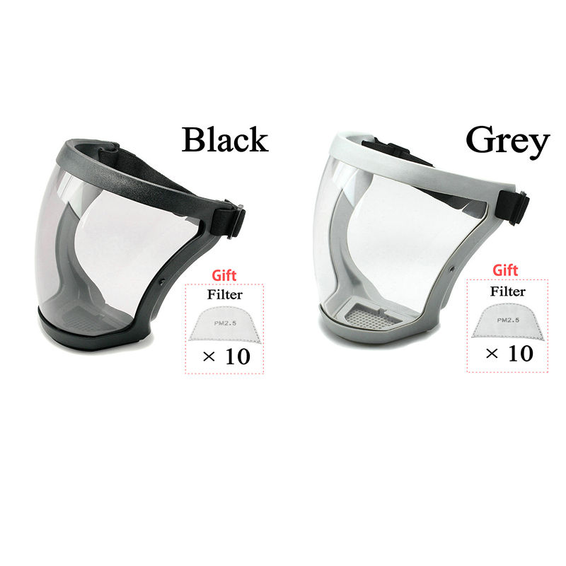 Thumbnail: Transparent Full Face Shield Mask Head Eye Protective Safety Cover Glasses Scree