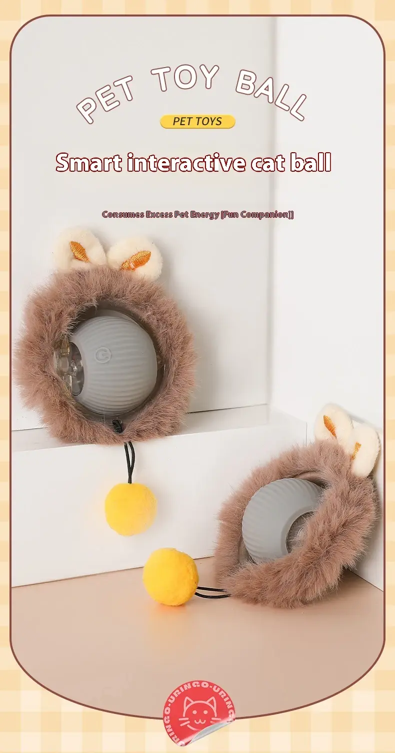 Thumbnail: Interactive Cat Toys Ball Auto Electric Rolling Ball Toys for Cats