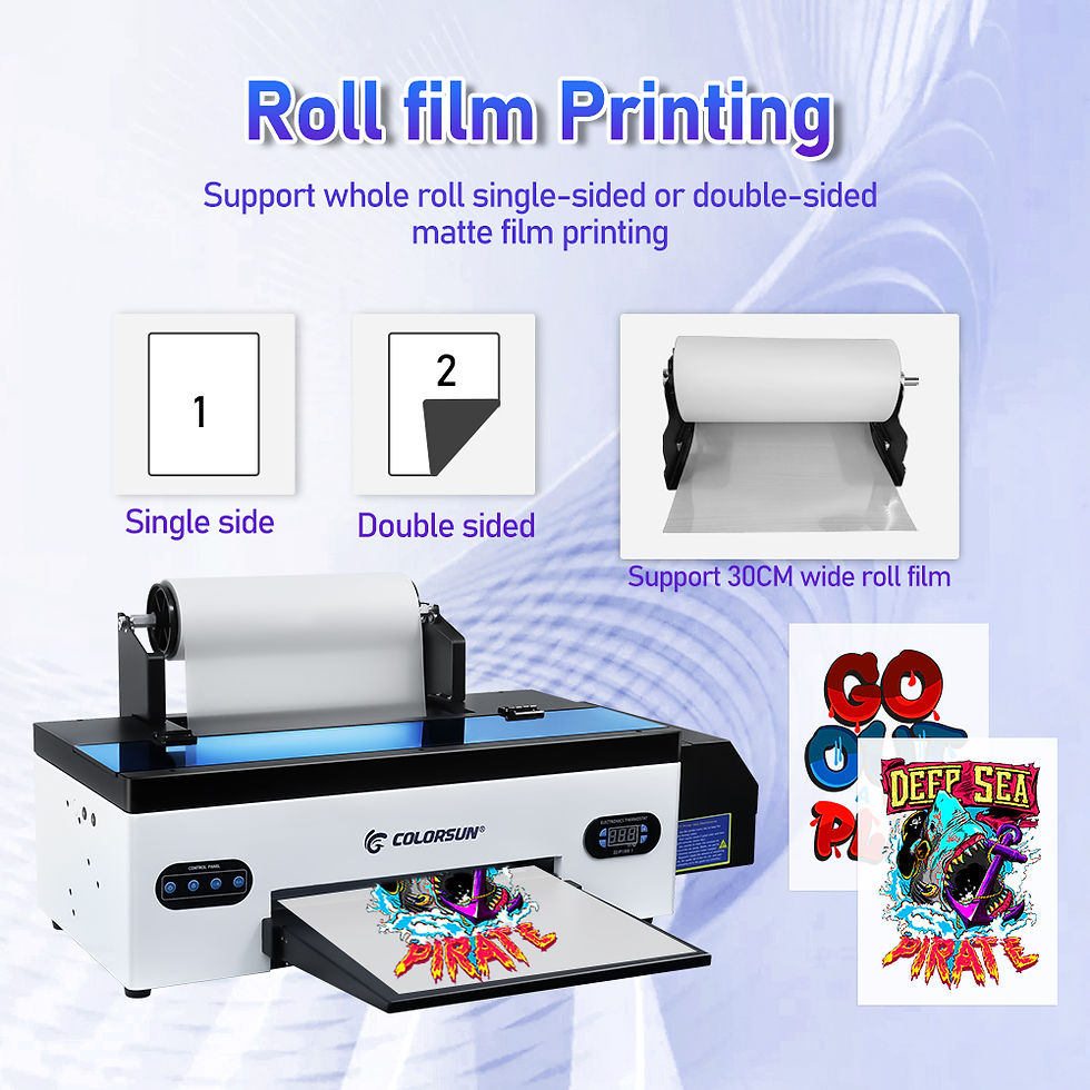 Thumbnail: A3 DTF Printer R1390 DTF Transfer Printer DTF Impresora A3 with Roll Feeder Dire
