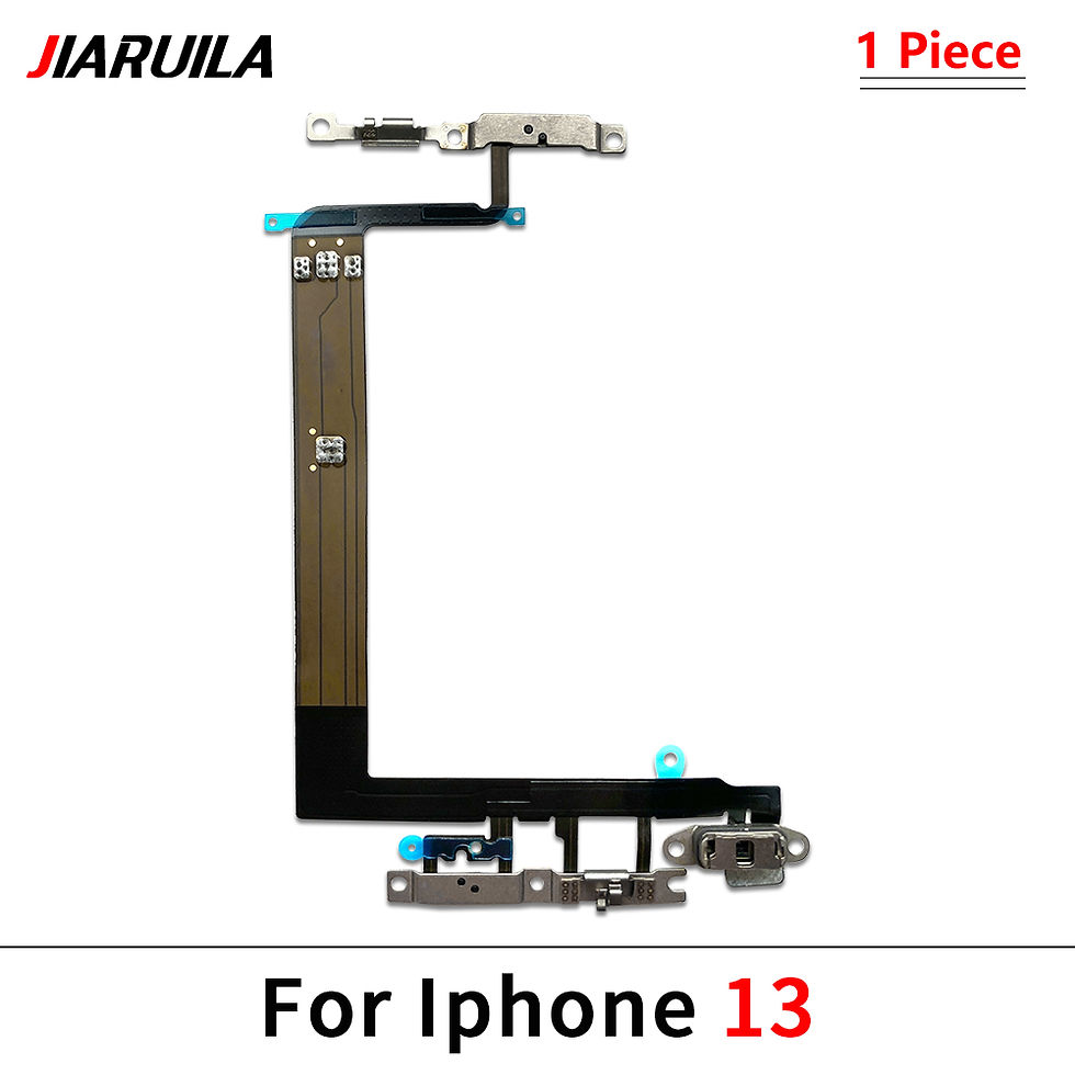 Thumbnail: New For iPhone 13 14 15 Pro Max Mini Plus Power Volume Buttons Key Switch Flex C
