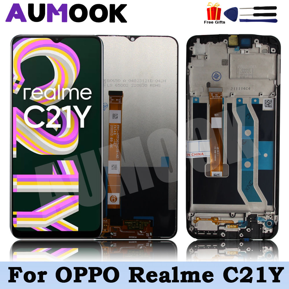 6.5" LCD For OPPO Realme C21Y RMX3261 RMX3263 Display Digital Touch Screen Digit