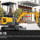 Thumbnail: FREE SHIPPING EPA Engine Mini Excavators 1.8 Ton  Small New Crawler Excavator Hy