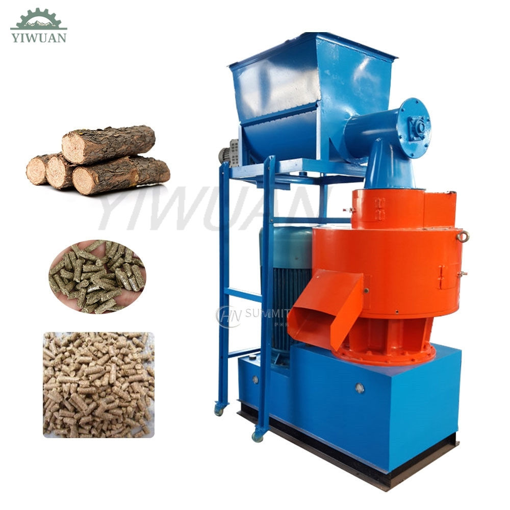 55-200kw Vertical Ring Die Wood Pellet Machine Granultor Biomass Sawdust Fuel Pe