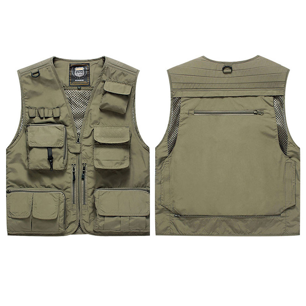 Thumbnail: Hi Vis Workwear Reflective Vest with Multi Pocket Emergency Rescue Volunteers Co