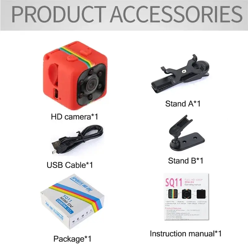 Thumbnail: Xiaomi 1080P Full HD Mini Camera Remote Aerial Photography Portable Outdoor Spor