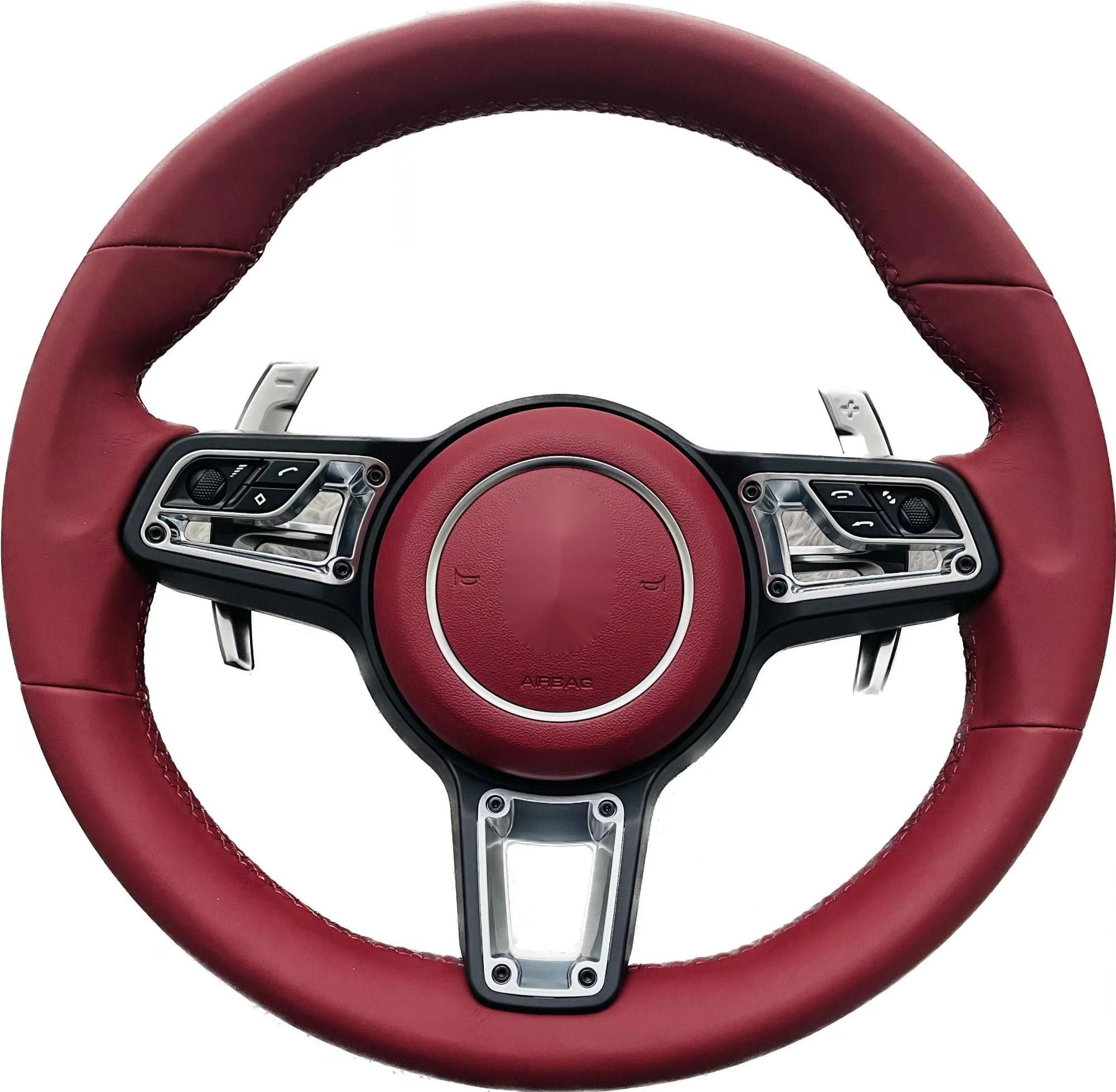 New steering wheel for Porsche Macan Cayenne Panamera Taycan 718 Cayman 991 992 