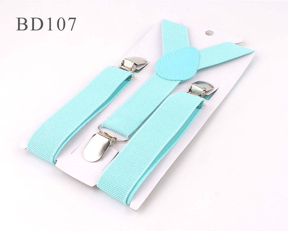 Thumbnail: New Kids Suspenders Solid  Adjustable Elastic Suspender Candy Color Children Bra