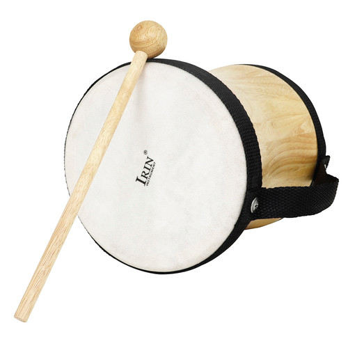 Namibia Instruments IRIN Indian Drums Wooden Sheepskin Drums with Drumsticks Percussion ...