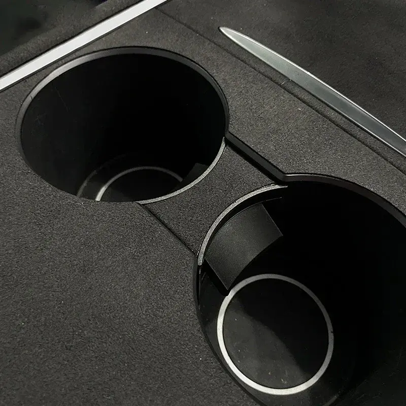 Thumbnail: Water Cup Holder for Tesla Model 3 Y Central Console Armrest Box Cup Slot Slip L