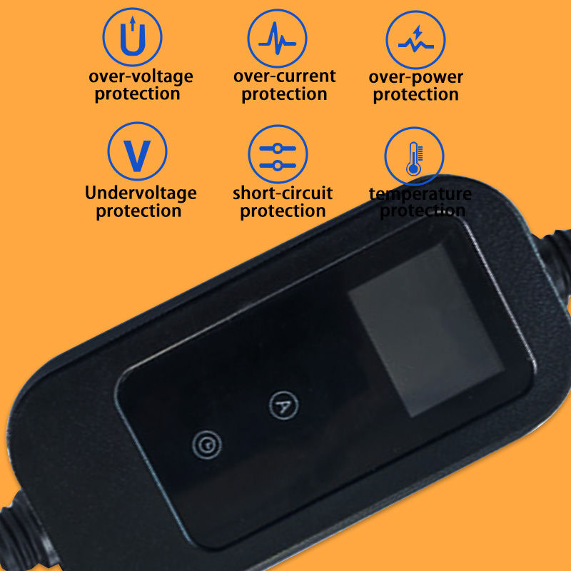 Thumbnail: Tesla Portable EV Charger 3.5KW 7KW for NACS Model 3/X/Y/S With CEE Plug EVSE Ch