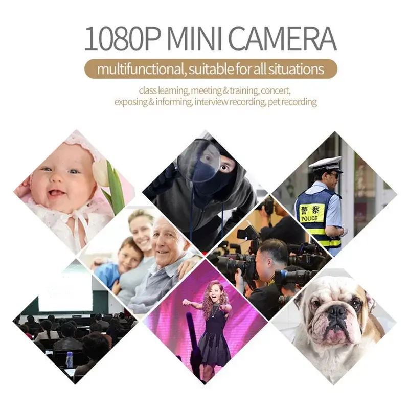 Thumbnail: Xiaomi 1080P Full HD Mini Camera Remote Aerial Photography Portable Outdoor Spor