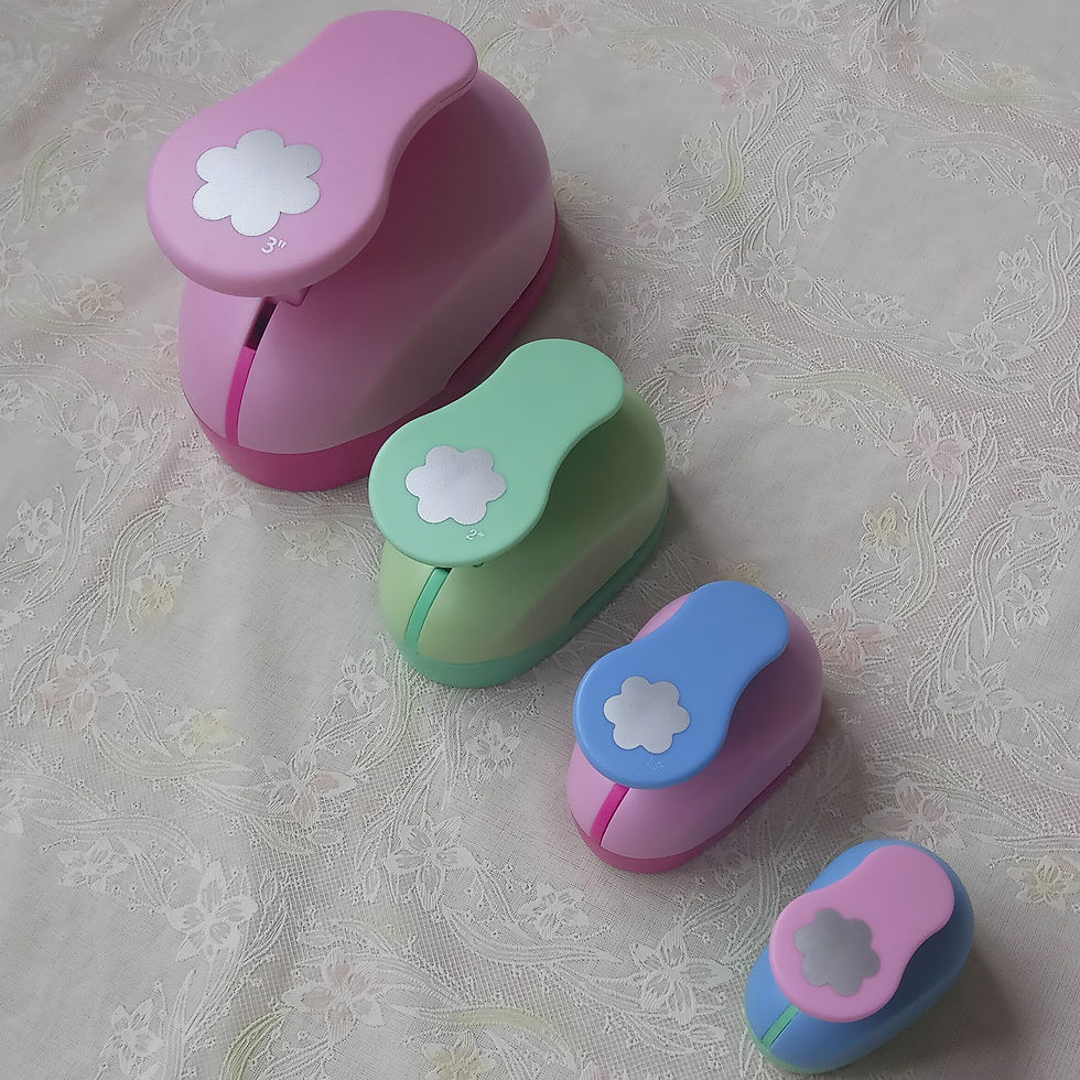 Thumbnail: 7.5cm 5.0cm 3.8cm 2.5cm 1.5cm flower craft punch Scrapbooking school Paper Punch