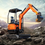 Thumbnail: Factory Wholesale Customized 1.8 Ton Hydraulic Mini Excavator 1300kg Crawler Min