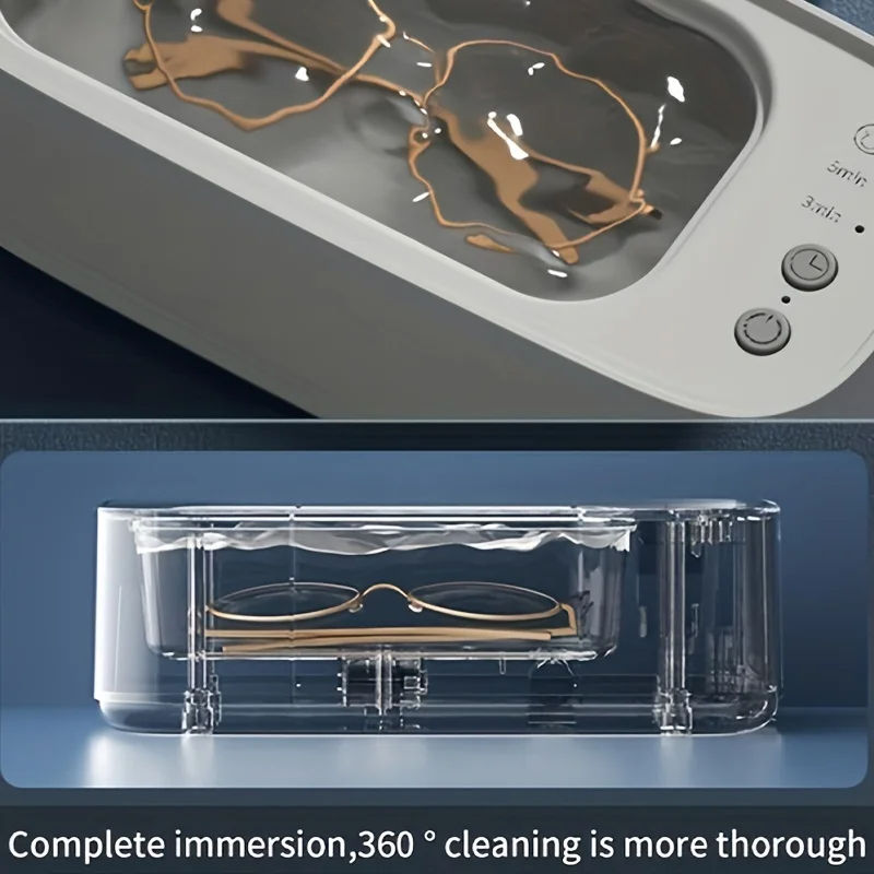Thumbnail: Xiaomi Ultrasonic Glasses Cleaning 45KHZ Ultrasound Jewelry Cleaner Machine High
