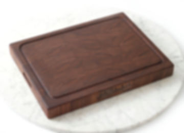 Julie Taboulie End-Grain Custom Cutting Board, Black Walnut