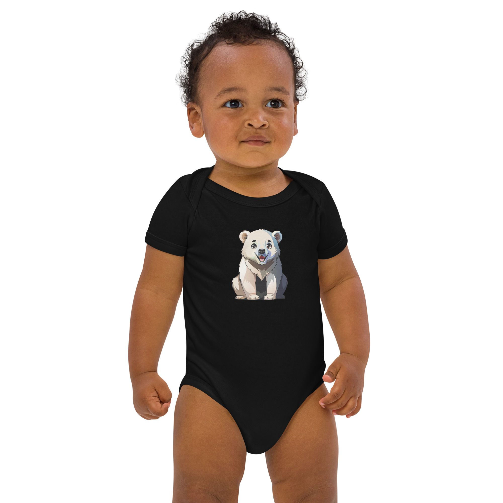 Baby Polar Bear Organic Cotton Baby Bodysuit