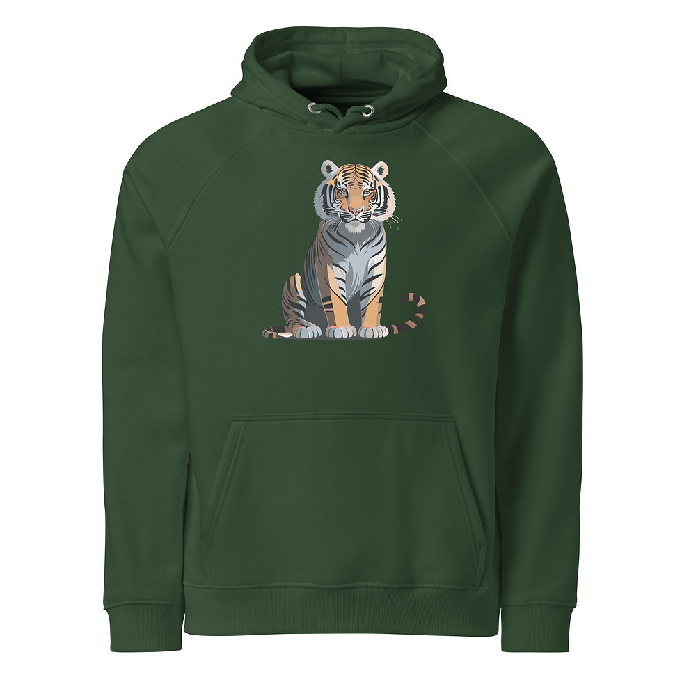 Thumbnail: Amur Tiger Eco-Friendly Premium Adult Hoodie