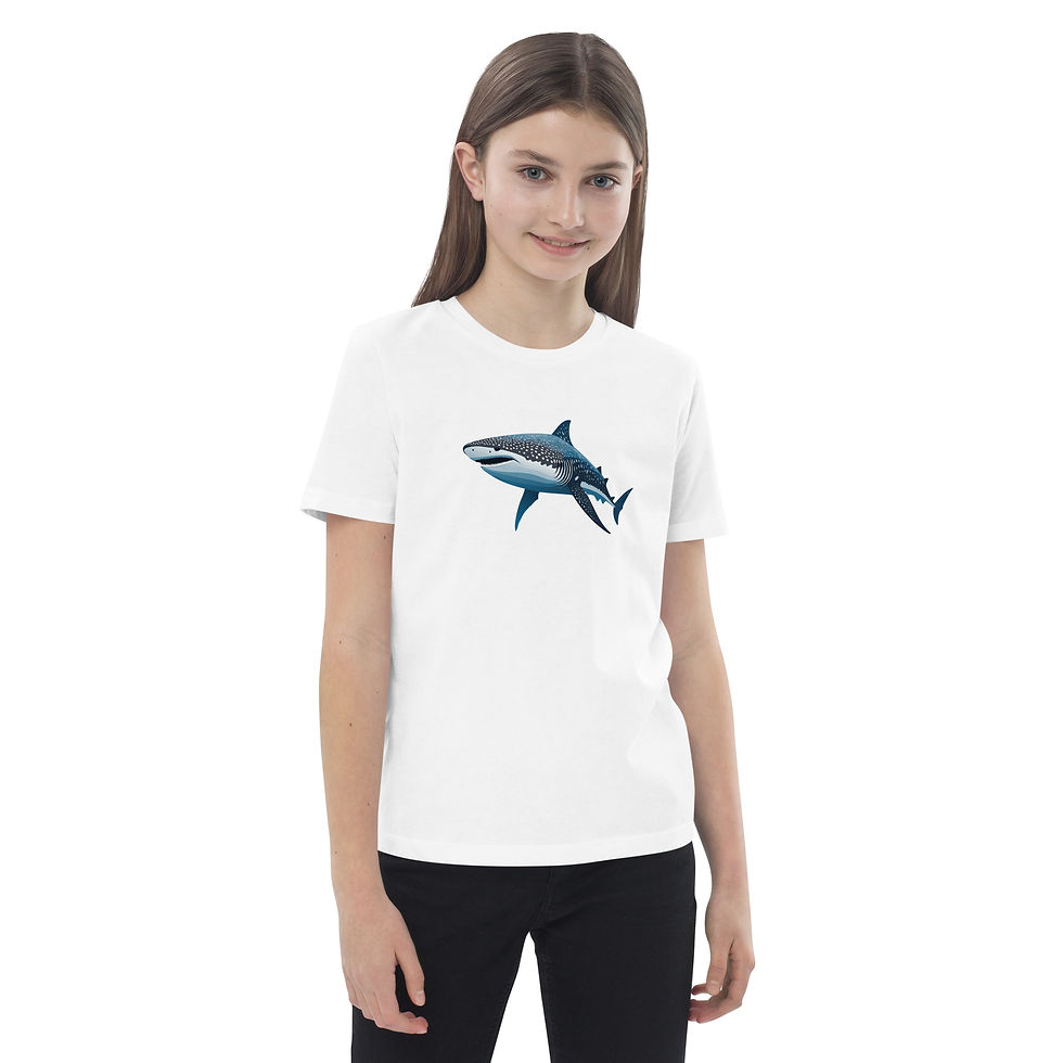 Thumbnail: Whale Shark Organic cotton kids t-shirt