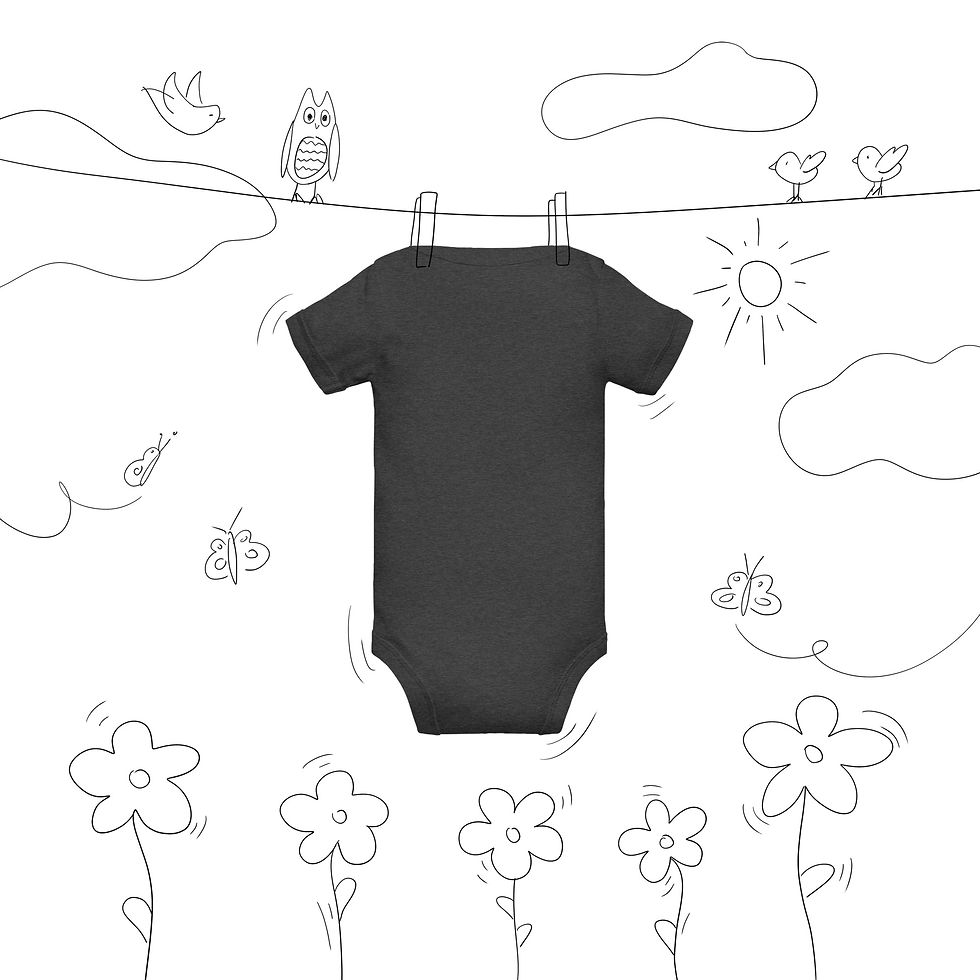 Thumbnail: Baby Polar Bear - Short Sleeve One Piece
