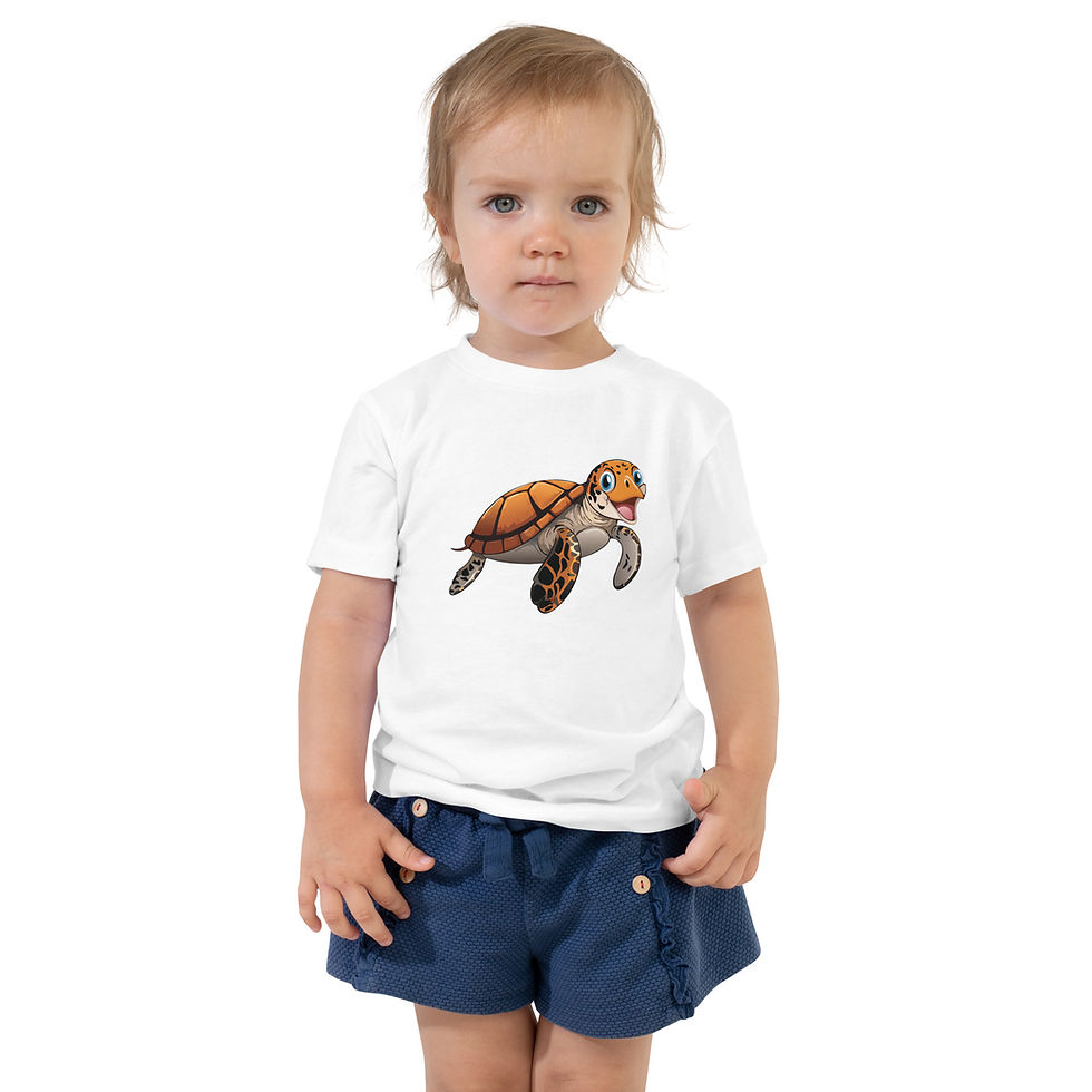 Thumbnail: Hawksbill Sea Turtle Toddler Short Sleeve Tee