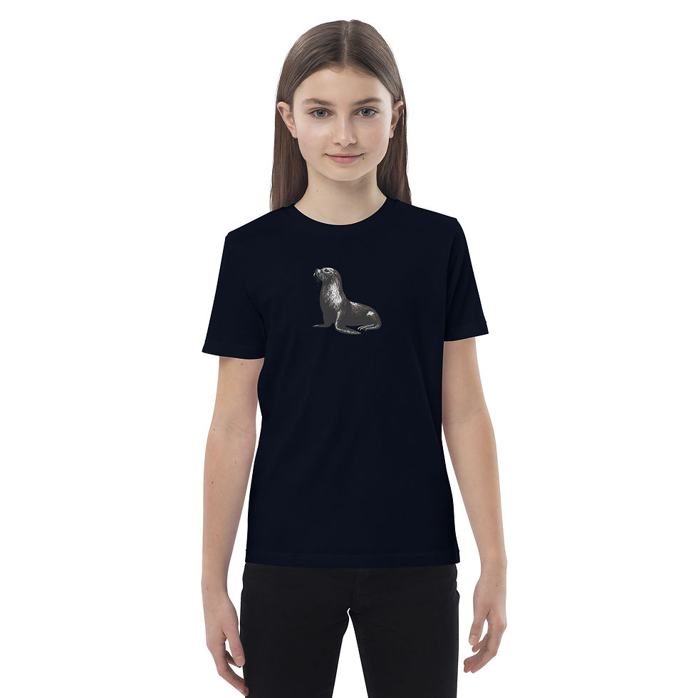 Thumbnail: Sea Lion Organic cotton kids t-shirt