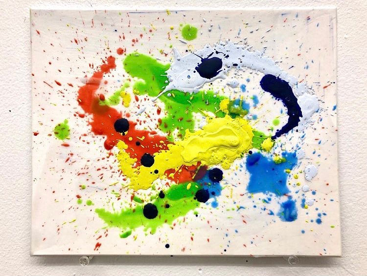 Encaustic Splash