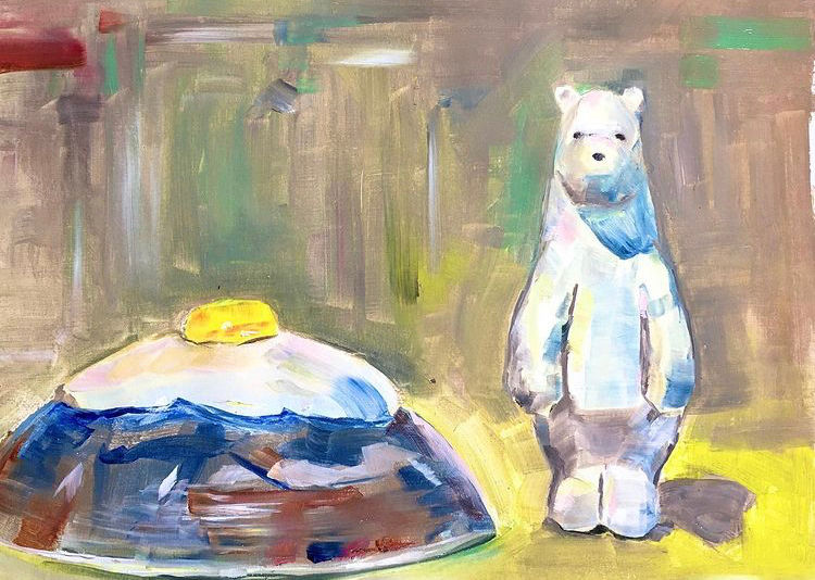 Study of bear sculpture 2