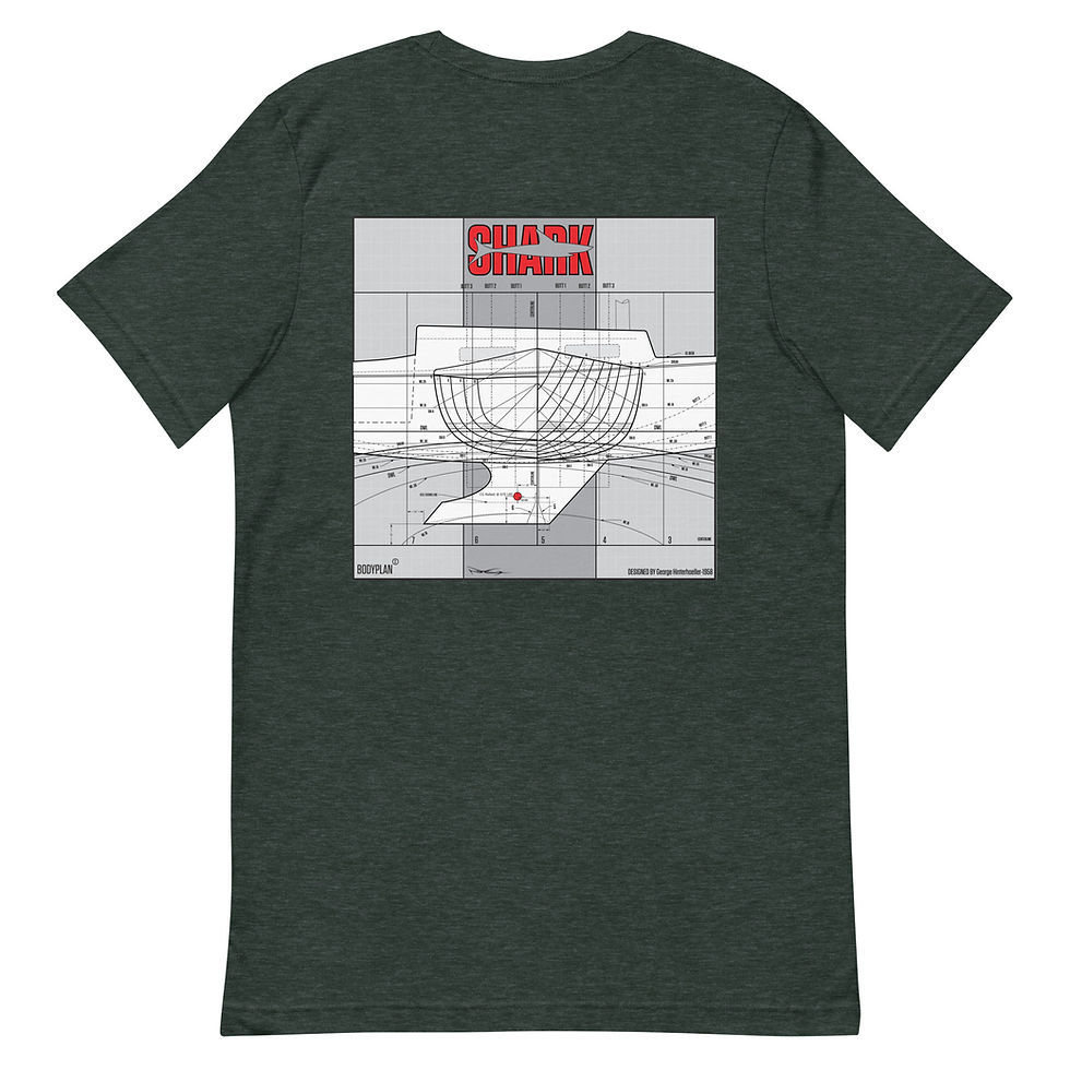 Thumbnail: BODYPLAN Shark Class Unisex t-shirt