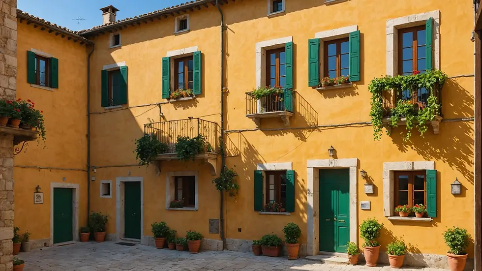 Italian homes representing various ownership structures