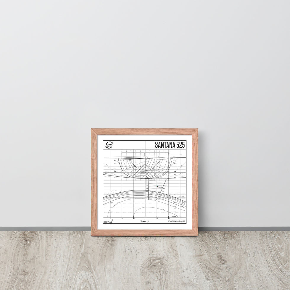 Thumbnail: BODYPLAN Santana 525 Framed poster
